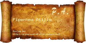 Pipernea Atilla névjegykártya